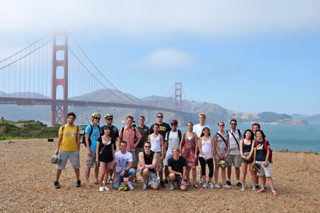 I-House Golden Gate Bridge bike ride
