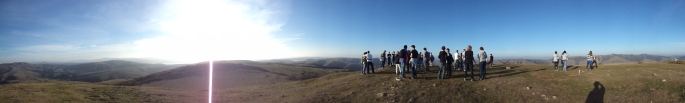 Top of the Hike at Walker Creek Ranch I-House Resident Retreat