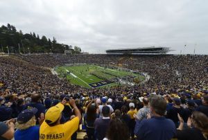 Cal Memorial Stadium on Game Day