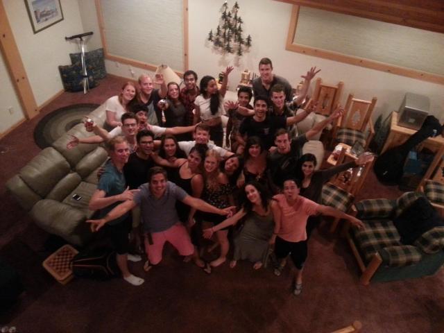 Having a blast in Tahoe with I-House friends