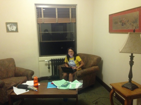 Resident Thanh in The Lounge of the Ladies (Its open even for gentlemen!)