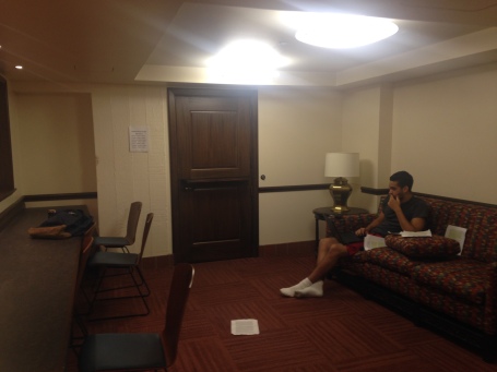 A place to relax! The Lounge next to Laundry