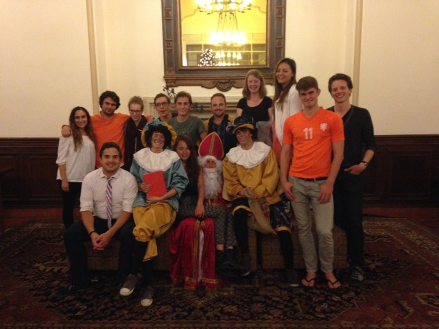 Saint Nicolas with two Black Pete's and all Dutchies!