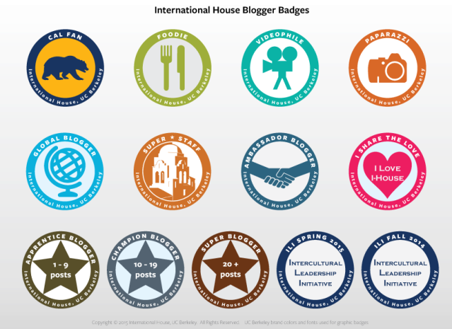 International House Blogger Badges