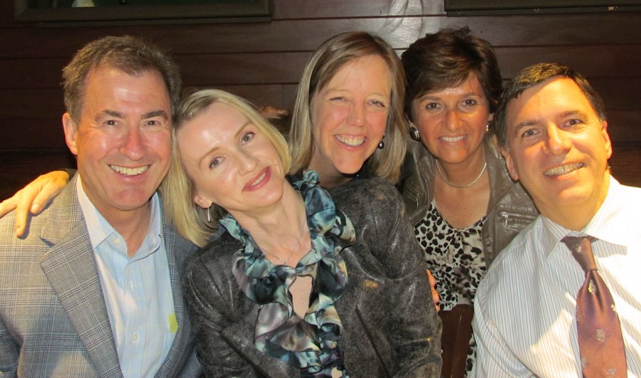 With I-House alums Peter Pinsky (and his wife Tatyana), Kate Harrison, and Dean Kardassakis - Berkeley 2014