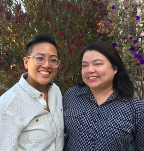 Kimi Mojica, Student Engagement Officer and Larnie Macasieb, Program Office Manager