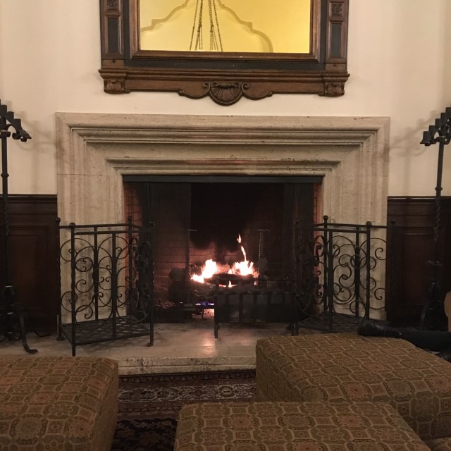 Great Hall Fireplace-It's the little things in life