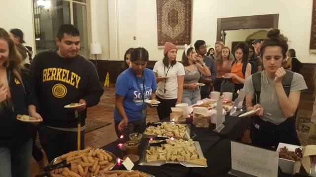 Tasty treats at Coffee Hour