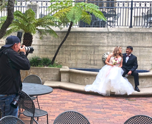 Dania and Zunaid on their wedding day