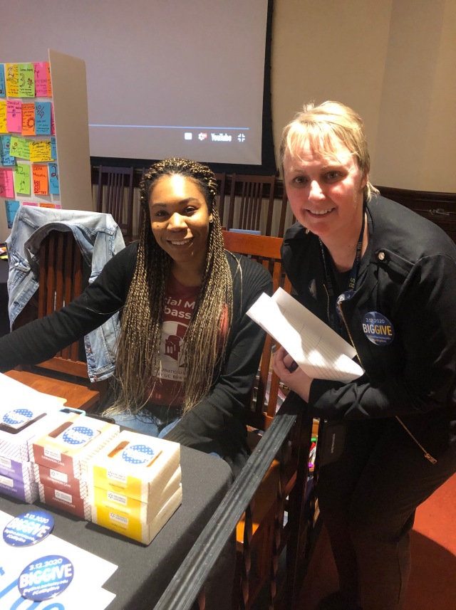 Chan'Cellore Makanjuola and Angela Rauch