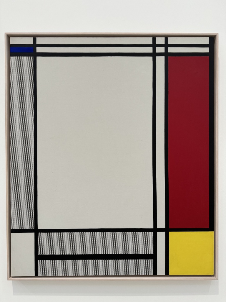 Abstract artwork by Roy Lichtenstein.