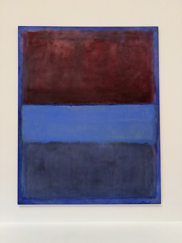 Abstract artwork in different colors by Mark Rothko.