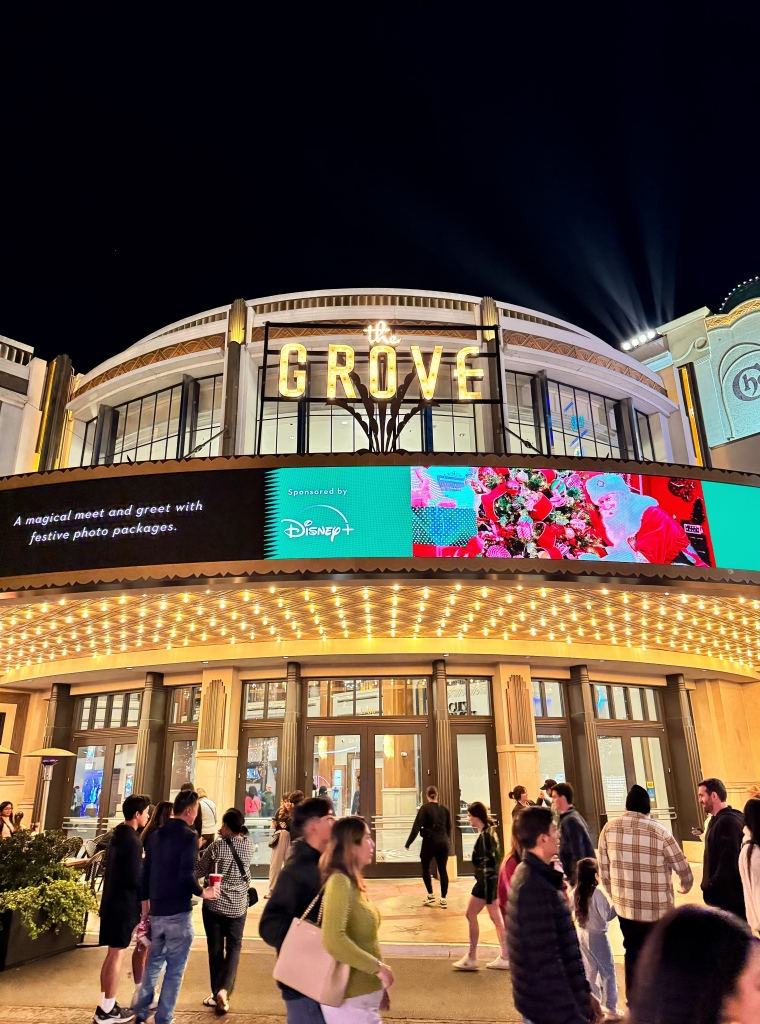 A mall labeled "the Grove."