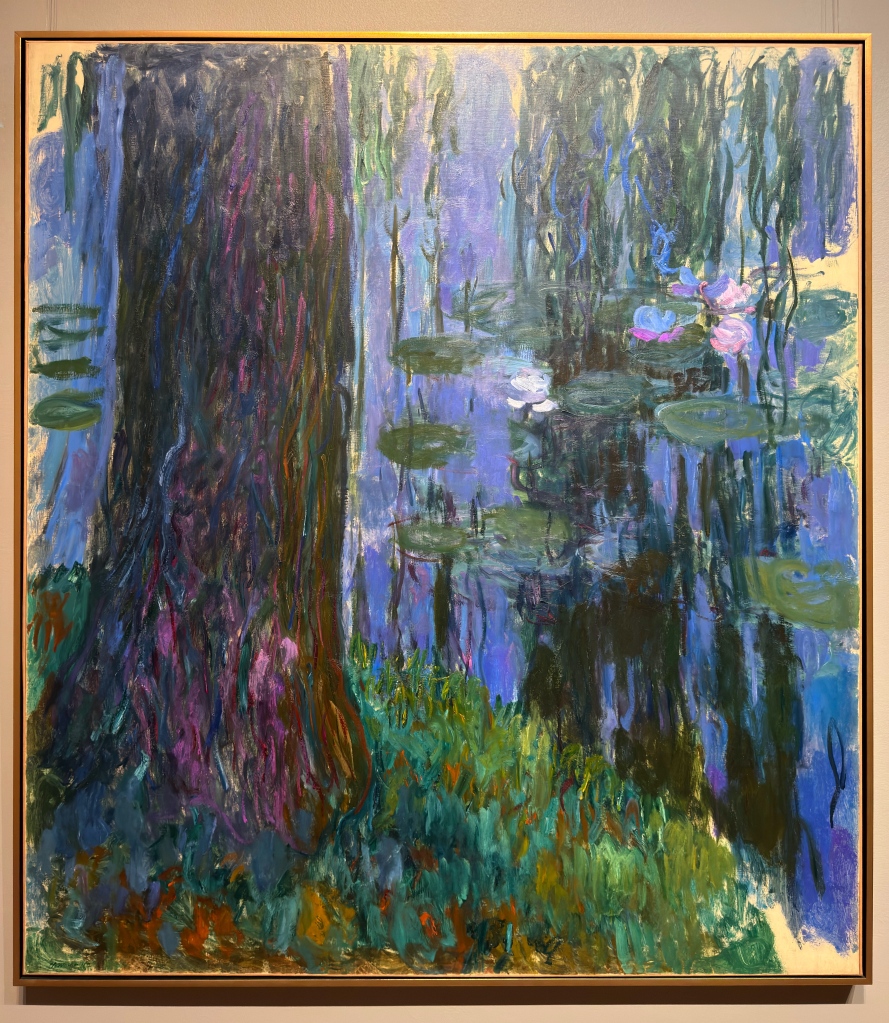 Painting of water lillies.