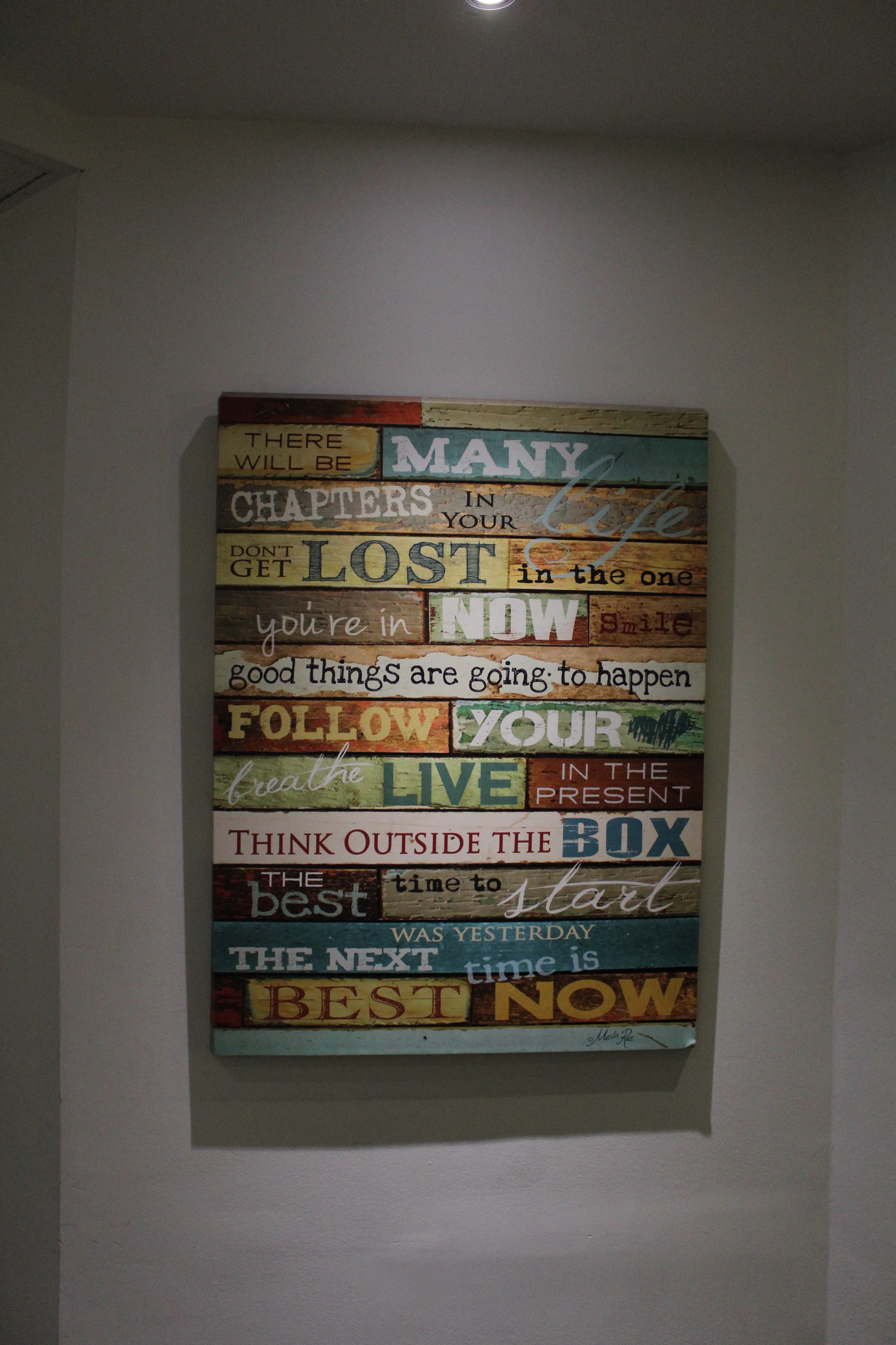 Artwork with typography.