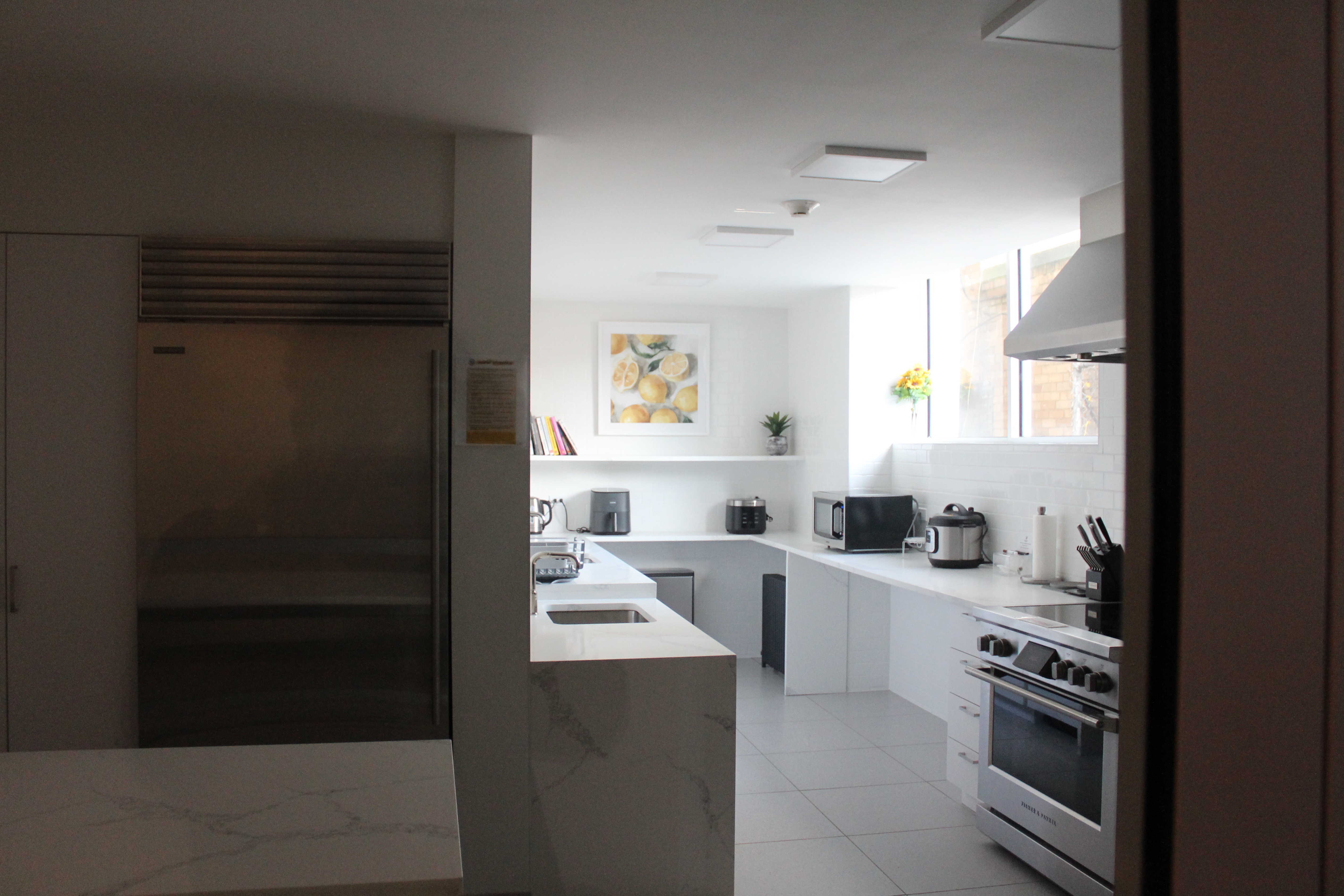 Interior of a common kitchen.